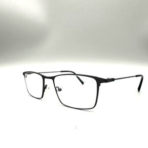 Michael Ryen Europa MR-298 Black Metal Rectangular Eyeglasses Frames 50-18-137